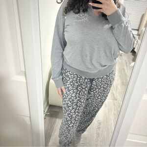 hanes lightweight pajama set